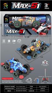 1:18 四通遥控四驱涂鸦车 2色混装 带灯光 - OBL10320673