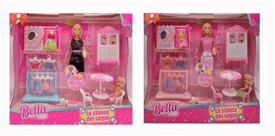 11.5 寸娃娃和3.5寸娃娃门外 阳光明媚的一天，2款混装 - OBL10320863