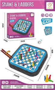 蛇棋
蓝绿红黄棋子各1粒+1个骰子 - OBL10321838