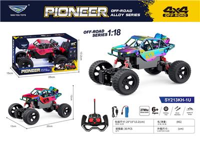 1:18小四轮遥控
七彩霓虹、UV喷镀
合金攀爬车
黑、红2色 - OBL10322981