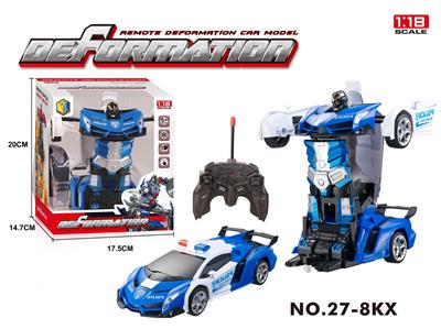 1：18兰博基尼变形遥控警车（包电） - OBL10324909