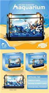 小颗粒积木海豚鱼缸792PCS - OBL10326563