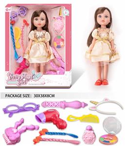 14寸全搪胶美少女饰品套装 - OBL10327792