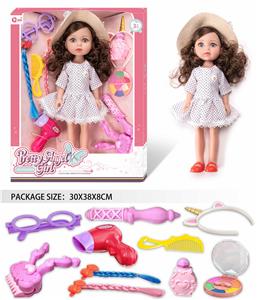 14寸全搪胶美少女饰品套装 - OBL10327795