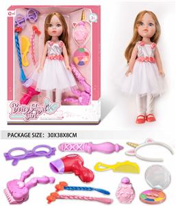 14寸全搪胶美少女饰品套装 - OBL10327796