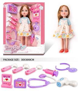 14寸全搪胶美少女医具套装 - OBL10327798