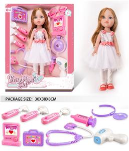 14寸全搪胶美少女医具套装 - OBL10327806