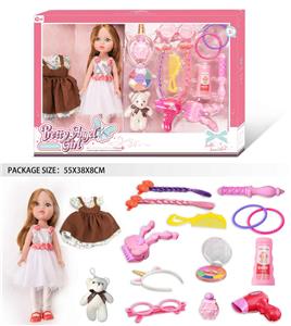 14寸全搪胶美少女饰品大套装 - OBL10327816