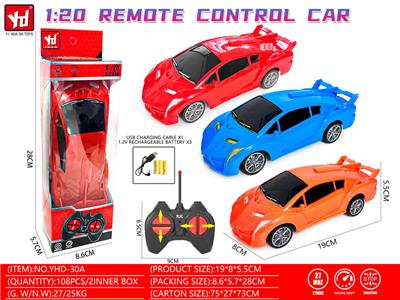 1：20四通遥控车
（配充电电池+USB线） - OBL10328579