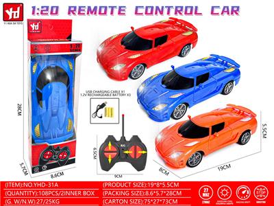 1：20带灯光四通遥控车
（配充电电池+USB线） - OBL10328580