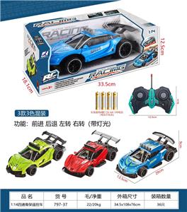 1:14四通骨架遥控车（不包电）儿童卡通趣味遥控车模型 - OBL10329945