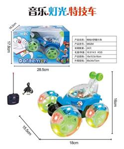 翻斗灯光音乐特技遥控车(包电USB）六款混装 - OBL10329966