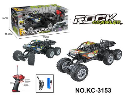 1:16 六轮灯光遥控攀爬车
（27MHZ包电） - OBL10335789