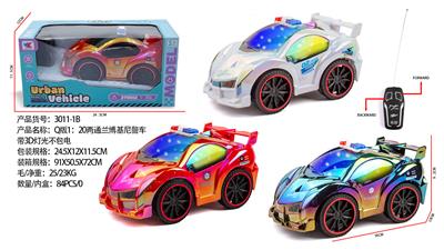 Q版1：20两通兰博基尼警车带3D灯光不包电（车身使用三粒5号电池，遥控器使用二粒5号电池） - OBL10335954