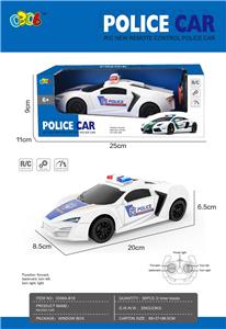 小四通遥控警车 带灯光 - OBL10338546