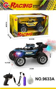 1:18四通喷雾灯光骨架遥控车（包电） - OBL10339630