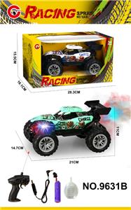 1:18四通喷雾灯光骨架遥控车（包电） - OBL10339632