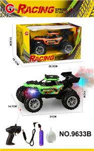 1:18四通喷雾灯光骨架遥控车（包电） - OBL10339634