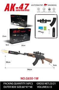 AK-47手自一体水弹枪
（电动连发+手动单发） - OBL10344253