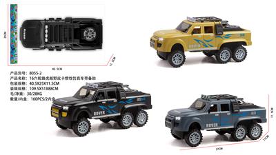 1:16六轮路虎越野皮卡惯性仿真车带备胎 - OBL10345050