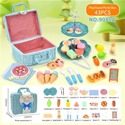 过家家玩具野餐篮甜品套装 - OBL10347677