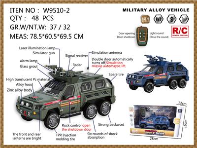 1：24“Tiger”轮式导弹装甲车               （俄文版）二色混装 - OBL10347751