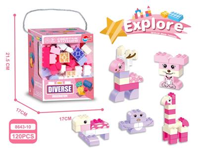 益智女孩乐高积木（120PCS） - OBL10348307