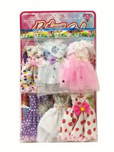 芭比套装（衣服）6只/板 - OBL10349423