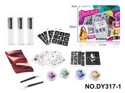 DIY美妆女孩纹身套装配纹身袖套 - OBL10351020