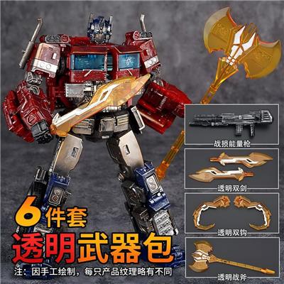 （合金版）擎天战神机甲变形赛星总司令-6套武器战损版中文 - OBL10351199