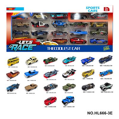 1:64合金车20只装 - OBL10353658