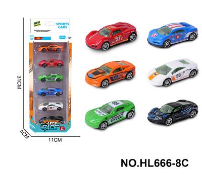 6款1:64合金车6只装 - OBL10353691