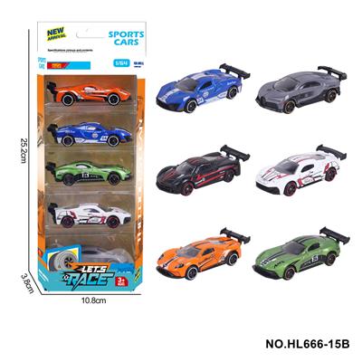 6款1:64合金车5只装 - OBL10353718