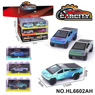 1:36炫彩回力合金车特斯拉车模
幻彩蓝/绿/灰三色混装 - OBL10353723