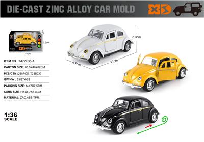 英文1:36锌合金大众甲壳虫车模 - OBL10354016