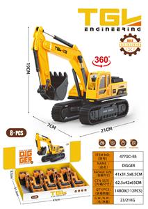 TGL仿真模型挖掘机工程车 - OBL10354129