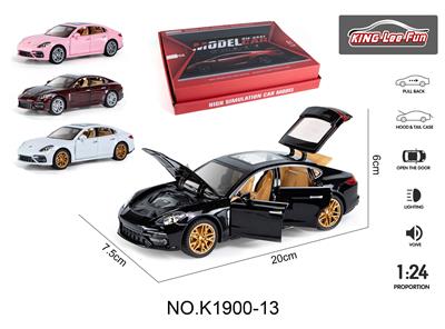 1：24保时捷帕拉梅拉声光六开门回力合金车模 - OBL10356903