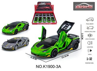 1：32兰博基尼770拉花版合金声光回力3开门 - OBL10356942