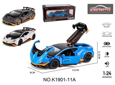 1：24兰博基尼STO声光四开门回力合金车模 - OBL10356955