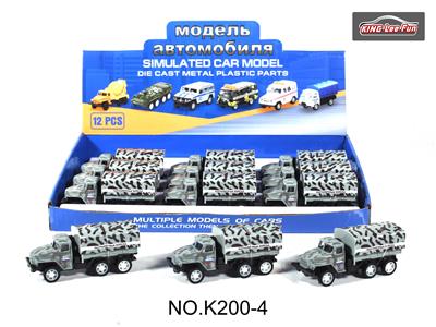 俄文回力合金车迷彩灰篷车 - OBL10357048