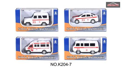 1:64俄文回力合金车白03四款混装 - OBL10357064