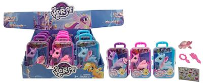 拉箱搪胶小马带梳子、镜子、帽子、小马贴纸配件 3款混装 9PCS - OBL10357504