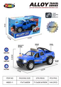 1:32合金回力三开门皮卡车（蓝色）
（带灯光音乐） - OBL10358181