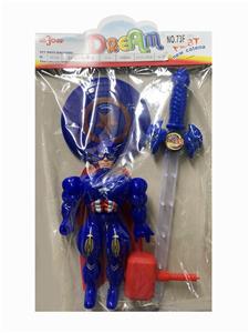 美国队长+盾+锤子+ 剑 - OBL10358921