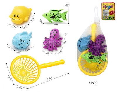 洗澡捕鱼玩具（5件套庄） - OBL10359332