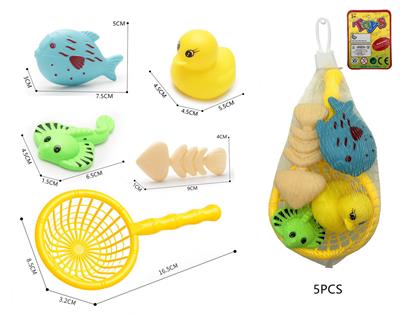 洗澡捕鱼玩具（5件套庄） - OBL10359333