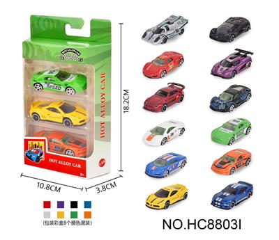 1:64合金车3只开窗盒装 - OBL10359466