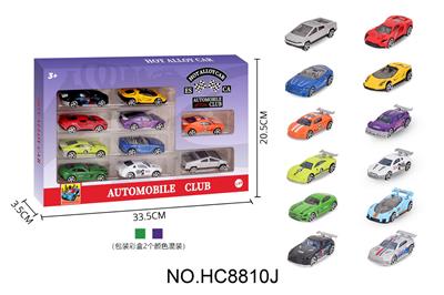 1:64合金车10只开窗盒装 - OBL10359490