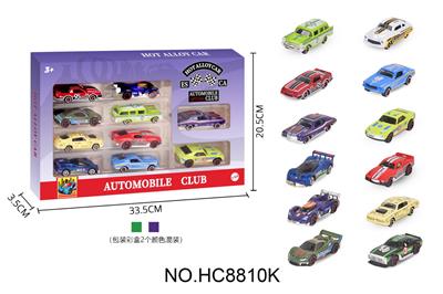 1:64合金车10只开窗盒装 - OBL10359491