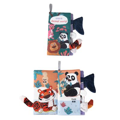 4页8面带哔哔叫尾巴布书动物世界 - OBL10359703